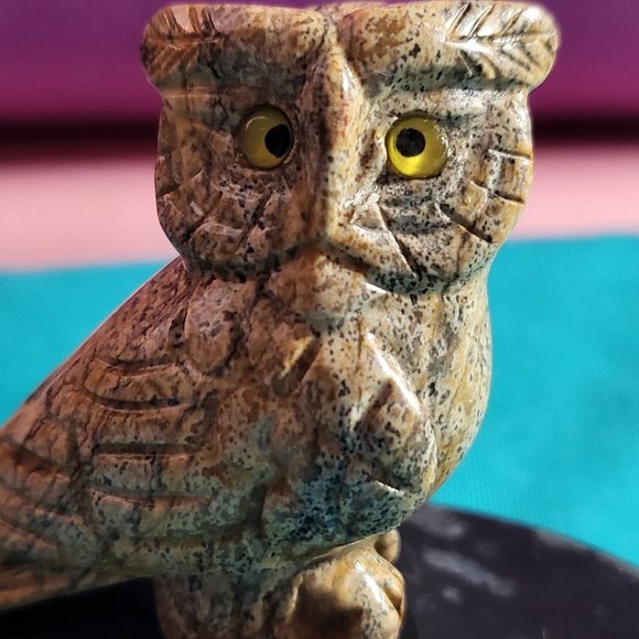 Other - Carved Golden Owl figurine